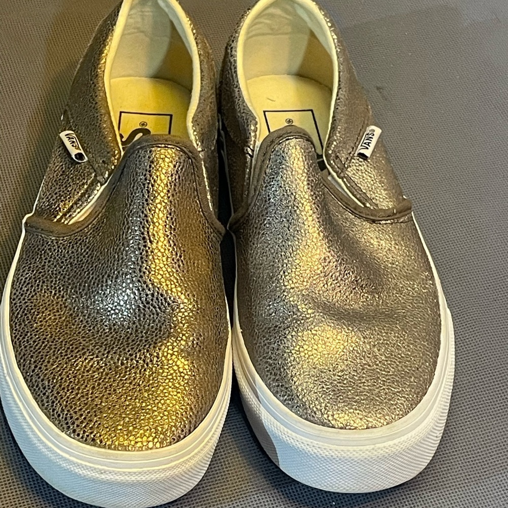 Vans Metallic Slip-On Sneakers